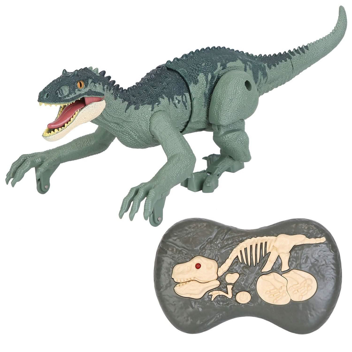 Remote Control Dinosaur with 3D Eye Roaring Sounds for 3-12 Years Old - A-1 Thread Vault
