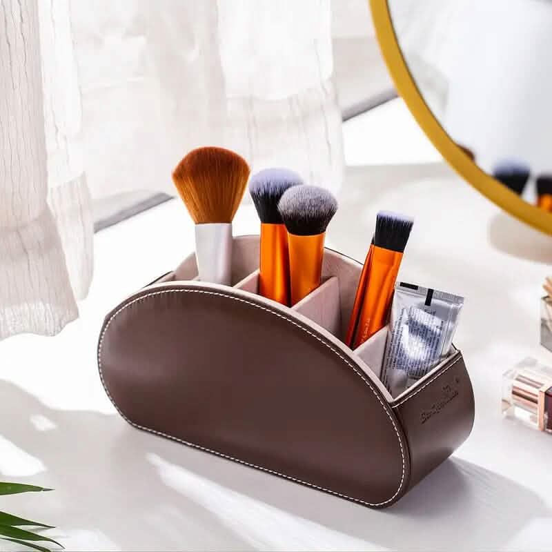 Remote Control Holder Organizer Box with 5 Compartments - A-1 Thread Vault