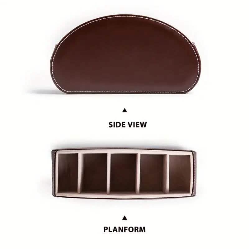 Remote Control Holder Organizer Box with 5 Compartments - A-1 Thread Vault
