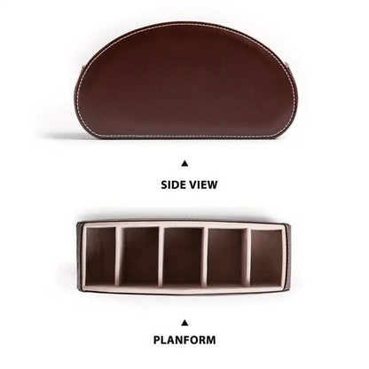 Remote Control Holder Organizer Box with 5 Compartments - A-1 Thread Vault