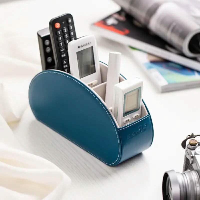Remote Control Holder Organizer Box with 5 Compartments - A-1 Thread Vault