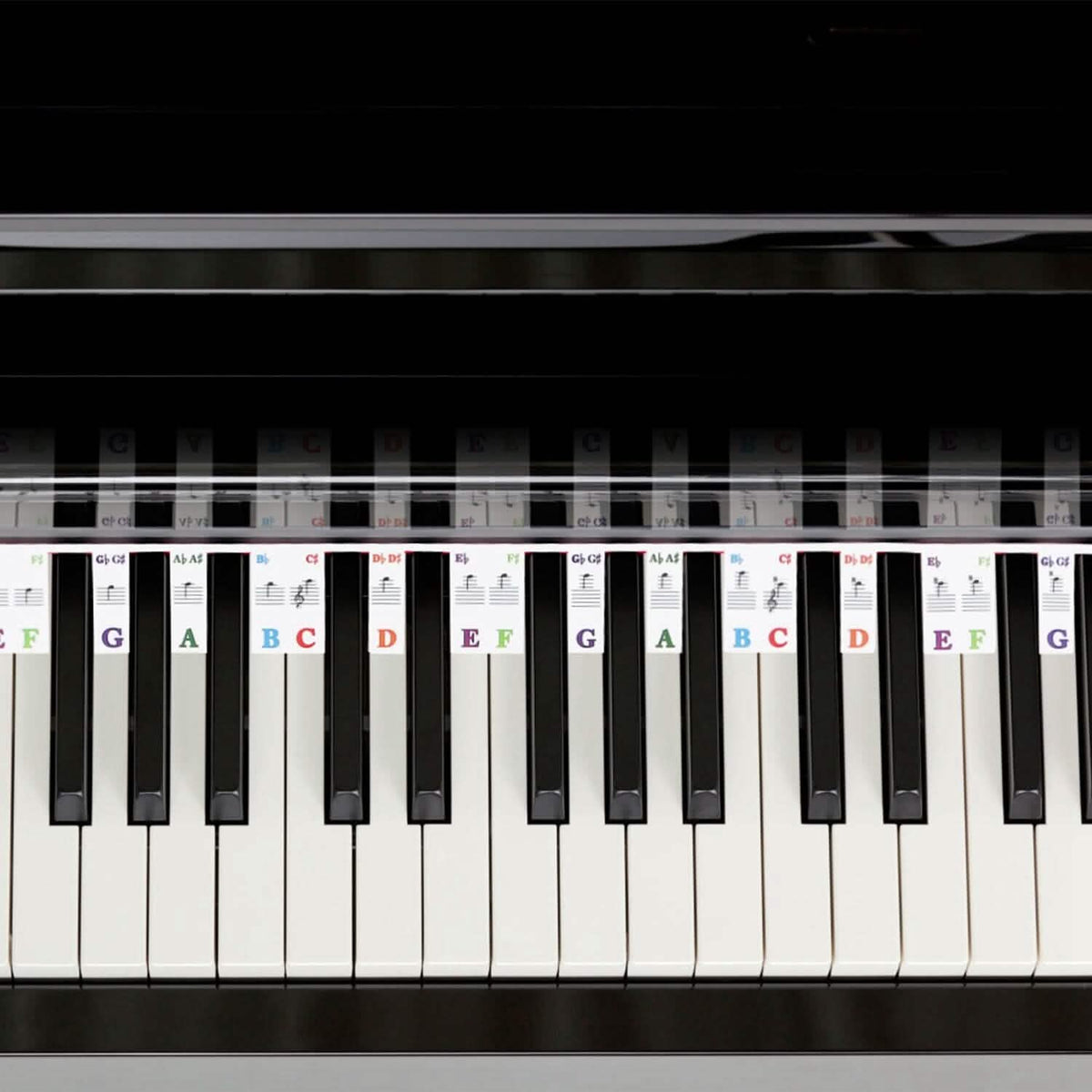 Removable PVC Piano Keyboard Stickers - A-1 Thread Vault