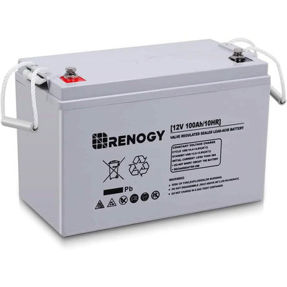 Renogy Deep Cycle AGM 12 Volt 100Ah Battery (Refurbished) - A-1 Thread Vault