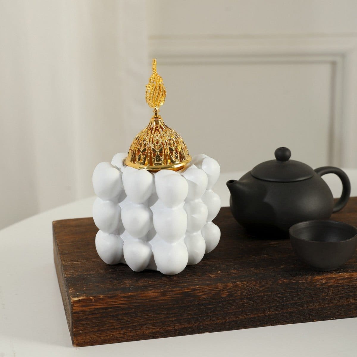 Resin Decorative Heart-Shaped Cube Incense Burner (MAC401) - A-1 Thread Vault