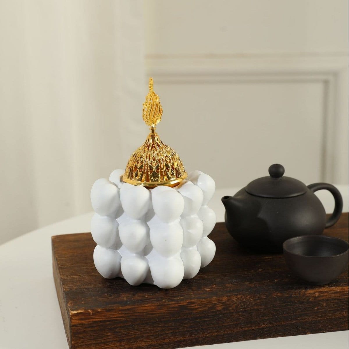 Resin Decorative Heart-Shaped Cube Incense Burner (MAC401) - A-1 Thread Vault