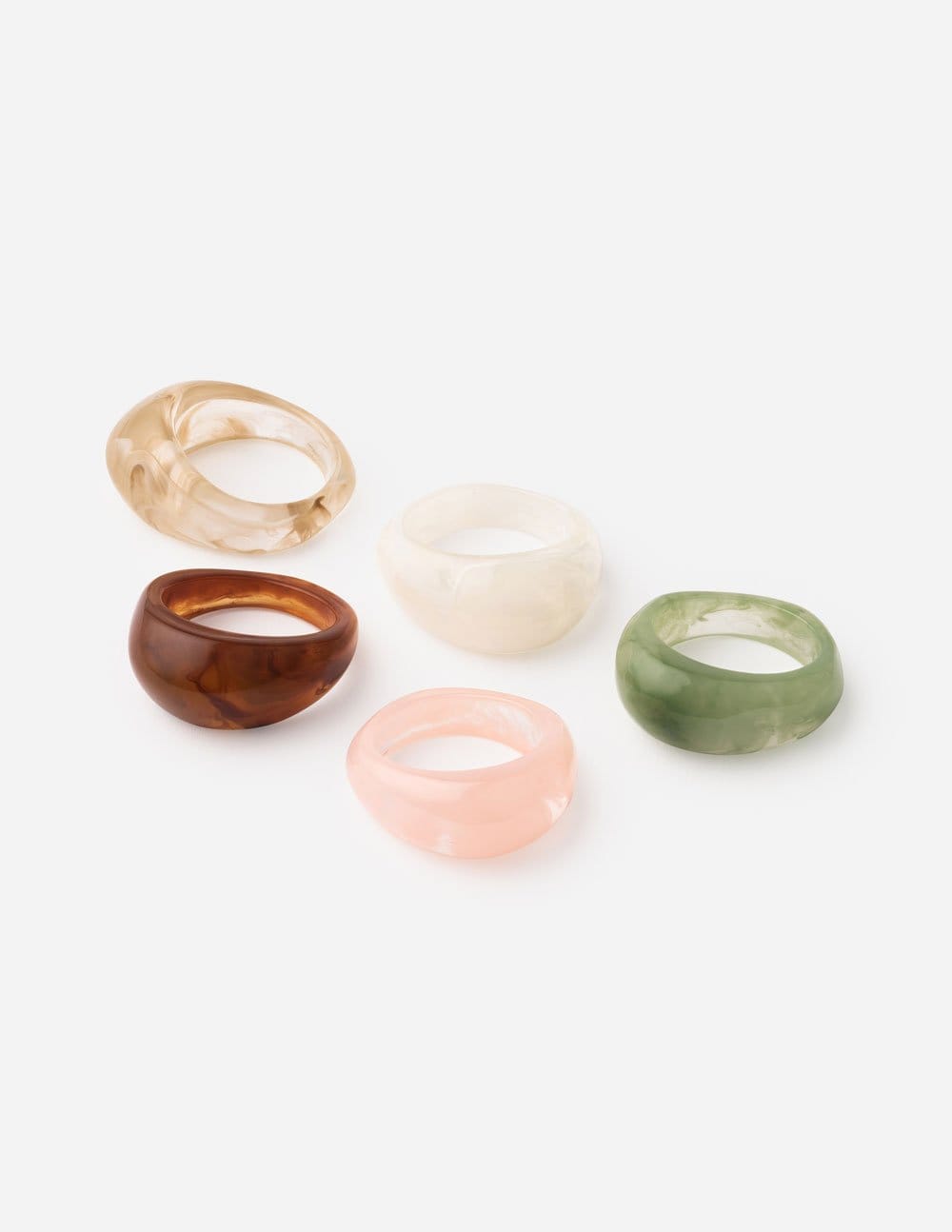 Resin Dome Ring Set - A-1 Thread Vault
