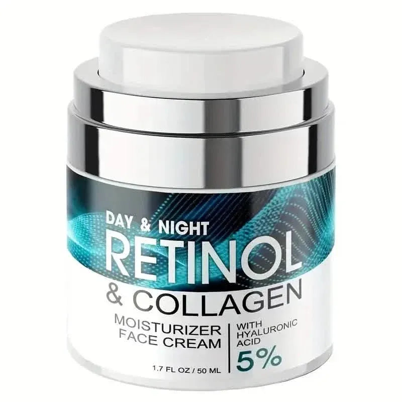 Retinol Moisturizing Cream With Collagen, Hyaluronic Acid, Vitamin C+E, Soothes Dry Skin - A-1 Thread Vault