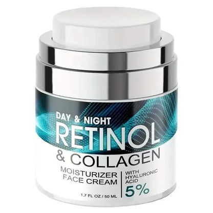 Retinol Moisturizing Cream With Collagen, Hyaluronic Acid, Vitamin C+E, Soothes Dry Skin - A-1 Thread Vault