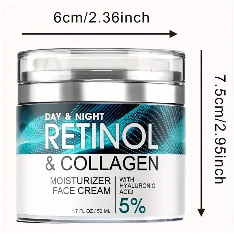 Retinol Moisturizing Cream With Collagen, Hyaluronic Acid, Vitamin C+E, Soothes Dry Skin - A-1 Thread Vault