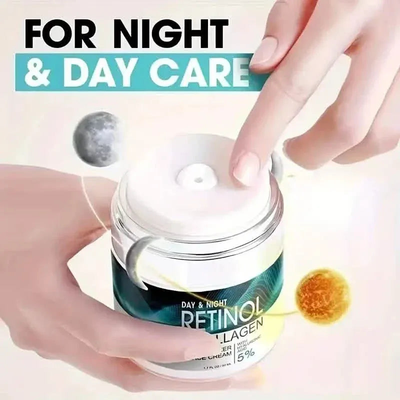 Retinol Moisturizing Cream With Collagen, Hyaluronic Acid, Vitamin C+E, Soothes Dry Skin - A-1 Thread Vault