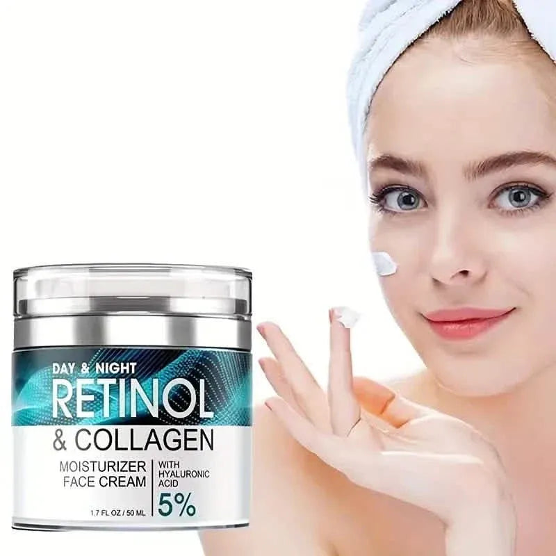 Retinol Moisturizing Cream With Collagen, Hyaluronic Acid, Vitamin C+E, Soothes Dry Skin - A-1 Thread Vault