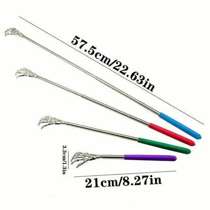 Retractable Back Itching Device – Stainless Steel Claw Massager for Relaxing the Back - A-1 Thread Vault