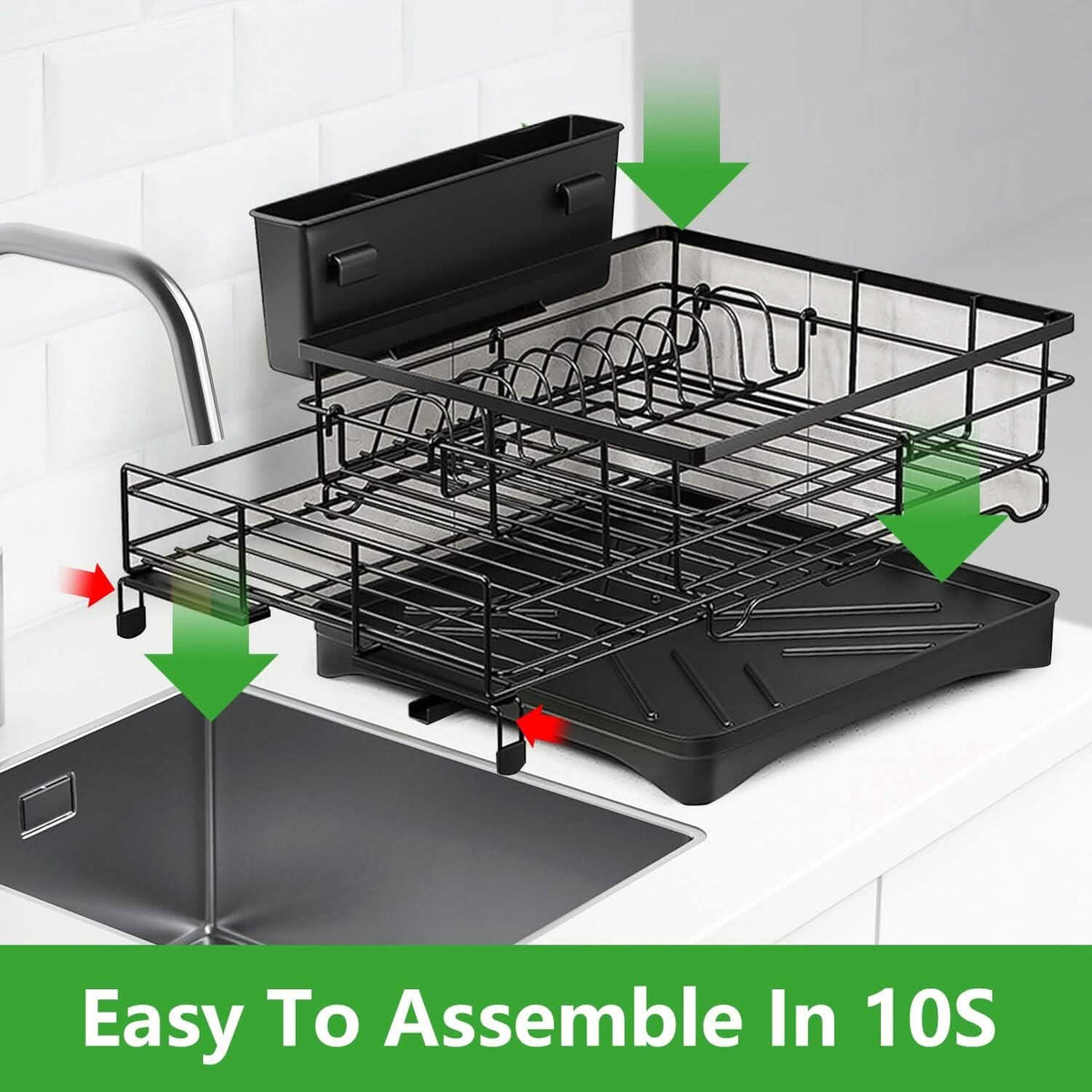Retractable Dish Drying Rack - A-1 Thread Vault