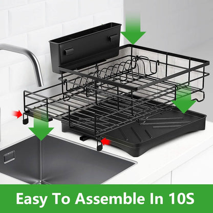 Retractable Dish Drying Rack - A-1 Thread Vault