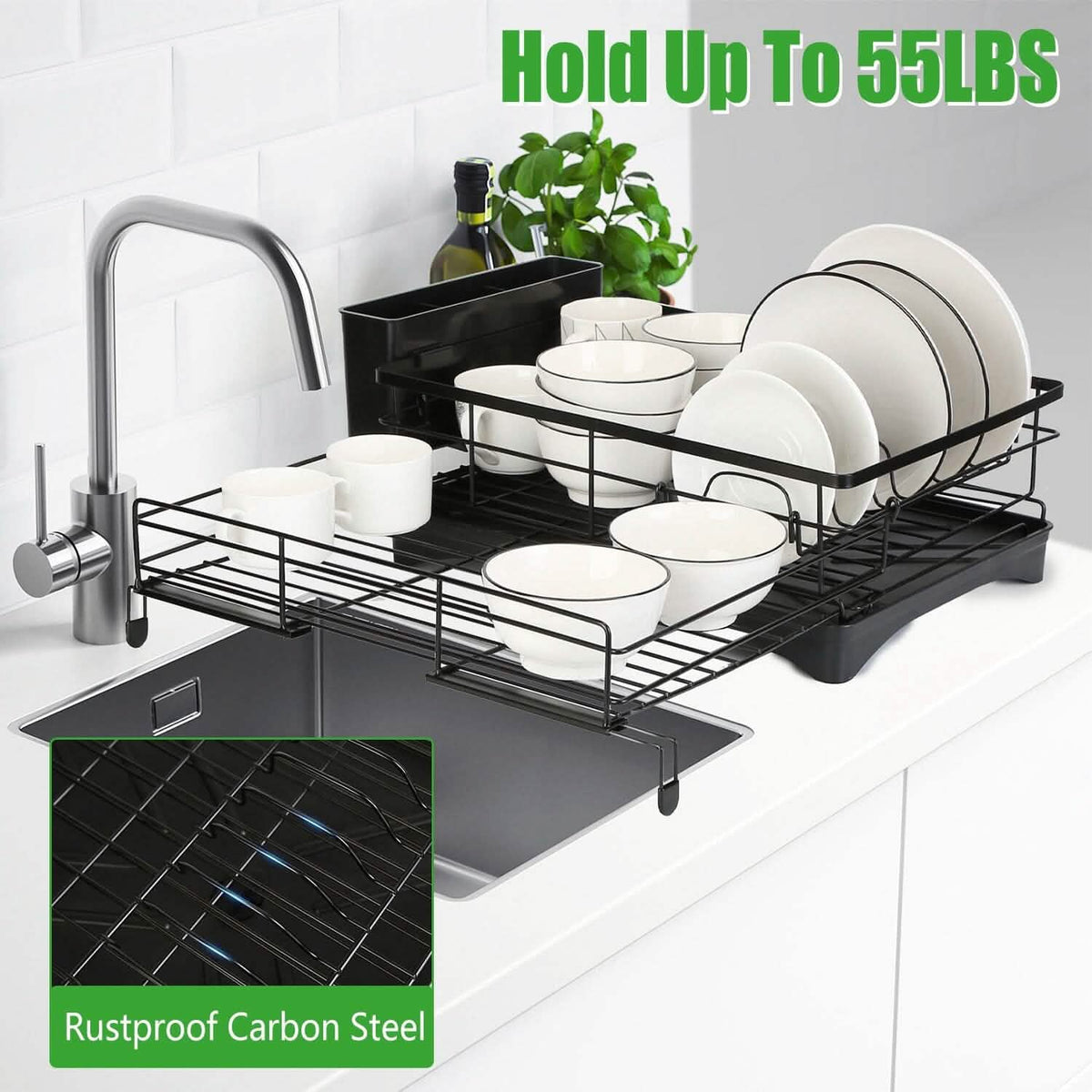 Retractable Dish Drying Rack - A-1 Thread Vault