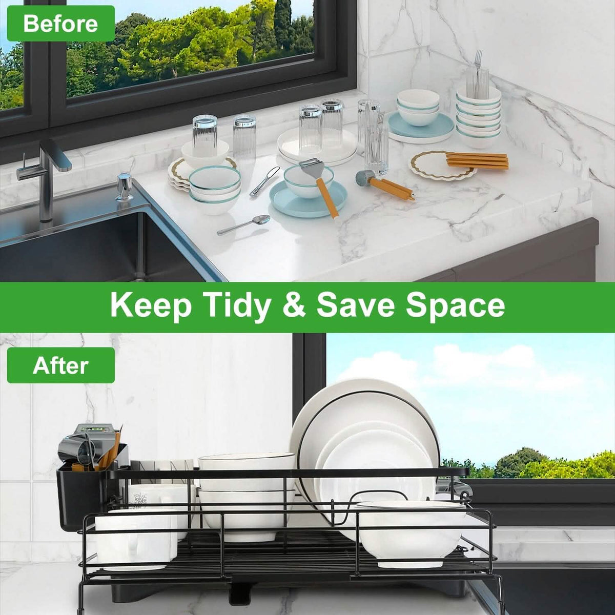 Retractable Dish Drying Rack - A-1 Thread Vault