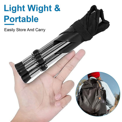 Retractable Portable Folding Chair Easy Set Up Backpacking Stool - A-1 Thread Vault