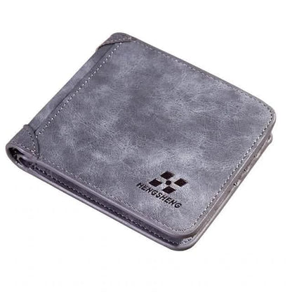 Retro Leather Card Holder for Men - A-1 Thread Vault