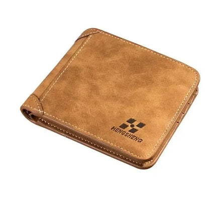 Retro Leather Card Holder for Men - A-1 Thread Vault