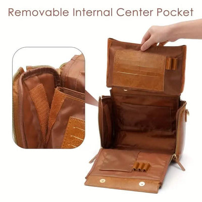 Retro PU Leather Handbag with Multi Card Slot - A-1 Thread Vault