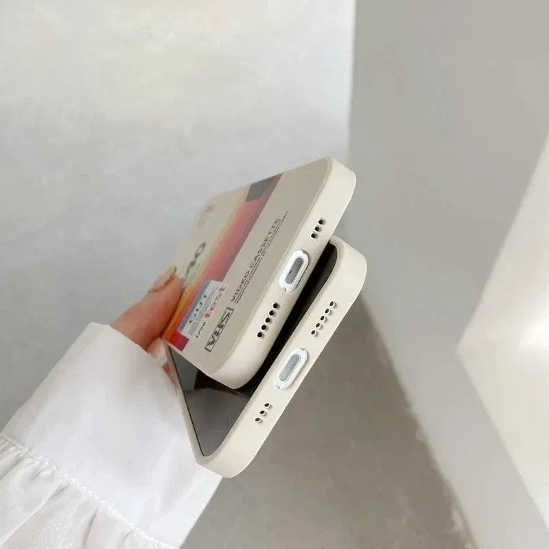 Retro Vibes VHS Label iPhone Case - A-1 Thread Vault