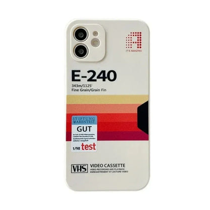 Retro Vibes VHS Label iPhone Case - A-1 Thread Vault