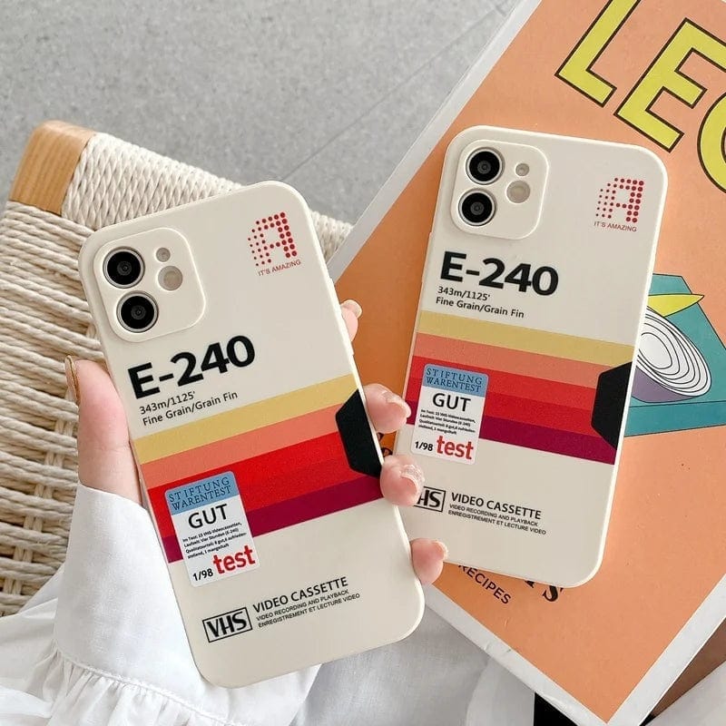 Retro Vibes VHS Label iPhone Case - A-1 Thread Vault