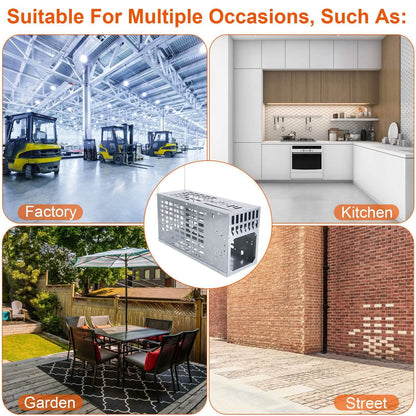 Reusable Metal Rat Cage Catch Release Continuous Capture - A-1 Thread Vault