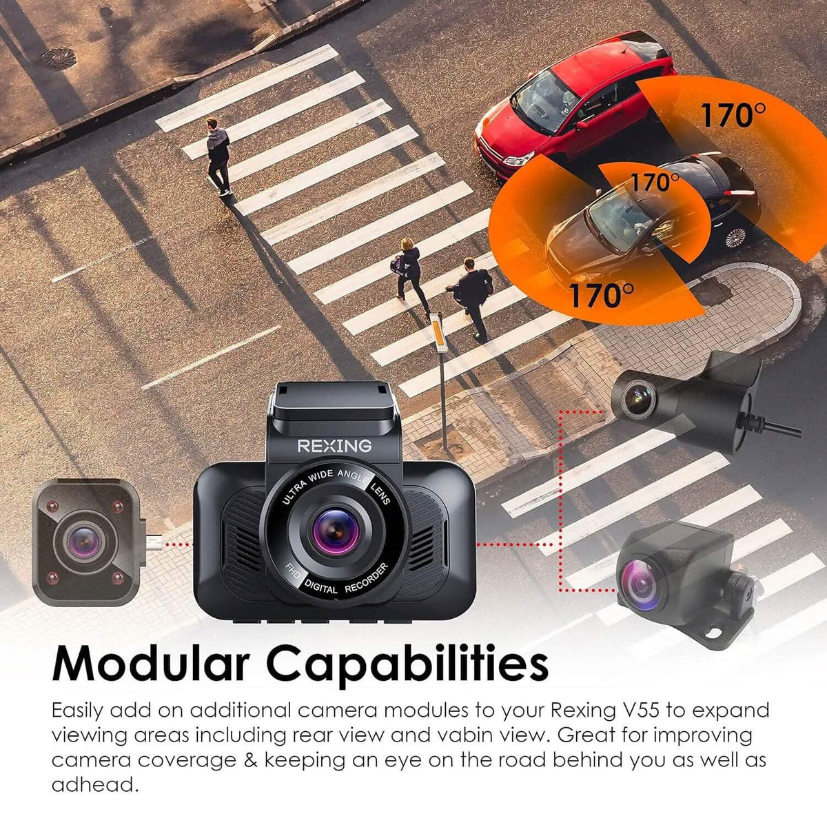 RexingUSA V55 Dash Cam (Refurbished) - A-1 Thread Vault