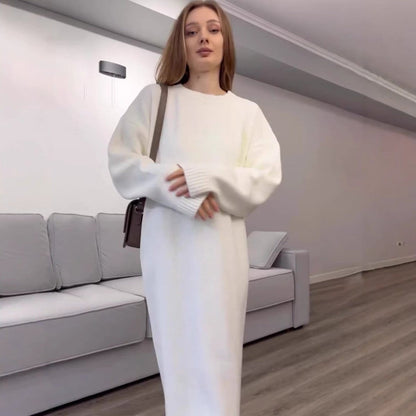 Ribbed Knit Maxi Dress(MS443) - A-1 Thread Vault