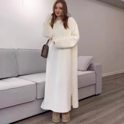 Ribbed Knit Maxi Dress(MS443) - A-1 Thread Vault