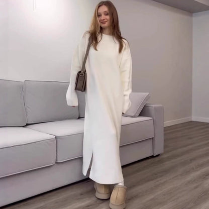 Ribbed Knit Maxi Dress(MS443) - A-1 Thread Vault