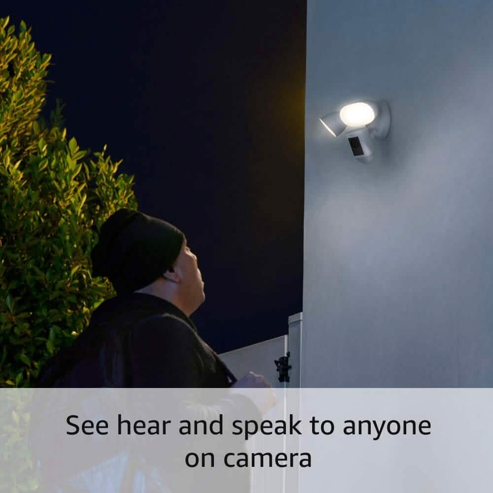 Ring Floodlight Cam Wired Pro with Bird’s Eye View and 3D Motion Detection (Refurbished) - A-1 Thread Vault