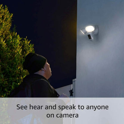 Ring Floodlight Cam Wired Pro with Bird’s Eye View and 3D Motion Detection (Refurbished) - A-1 Thread Vault