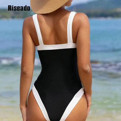 Riseado 2025 New Trend Women Sexy Tummy Control One Piece Swimsuit Retro Bathing Suit - A-1 Thread Vault