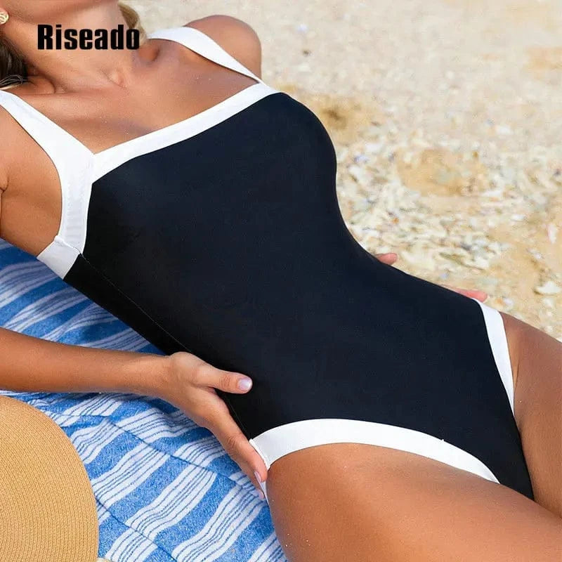 Riseado 2025 New Trend Women Sexy Tummy Control One Piece Swimsuit Retro Bathing Suit - A-1 Thread Vault