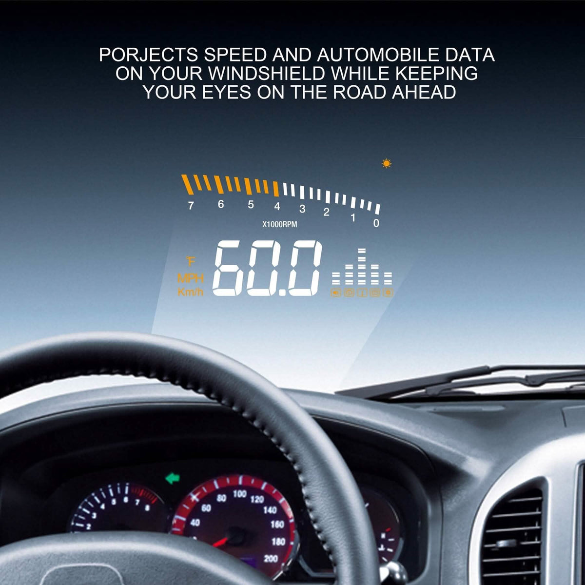 RoadProof® 3.5-Inch Heads-up Display - A-1 Thread Vault