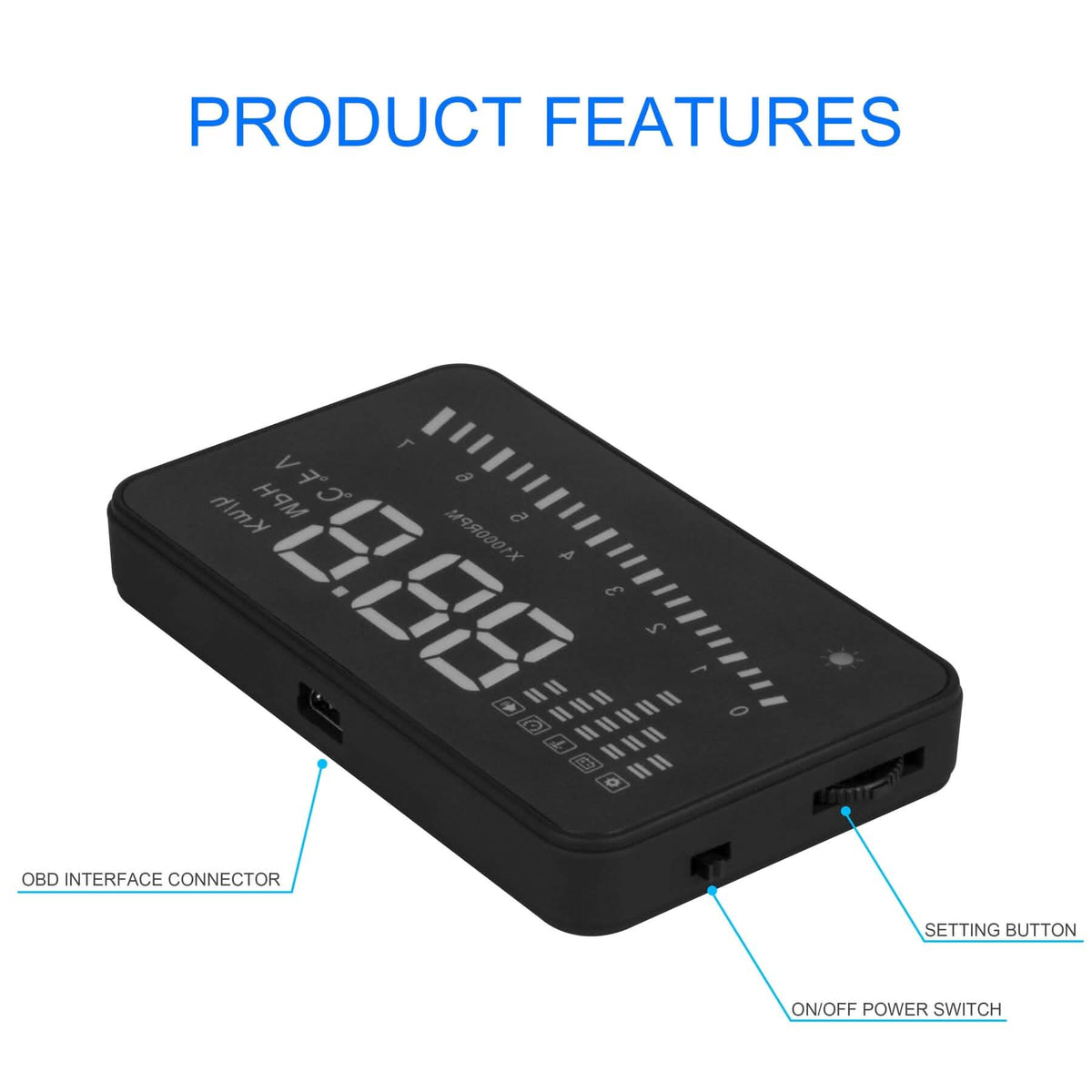 RoadProof® 3.5-Inch Heads-up Display - A-1 Thread Vault