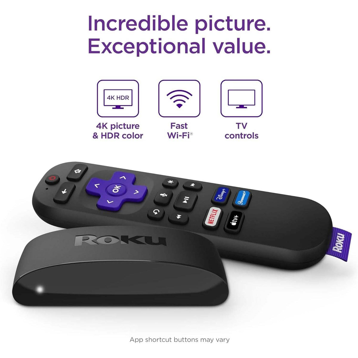 Roku Express 4K+ | Roku Streaming Device 4K/HDR (Refurbished) - A-1 Thread Vault