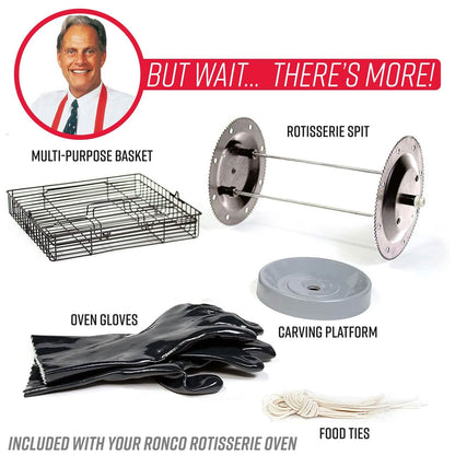 Ronco Digital Rotisserie Oven, Platinum Digital Design, Large Capacity - A-1 Thread Vault