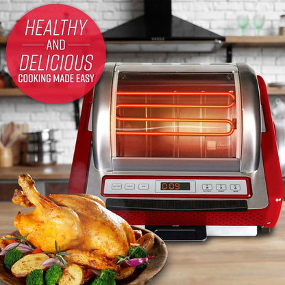 Ronco EZ-Store Rotisserie Oven, Large Capacity (15lbs) Countertop Oven - A-1 Thread Vault