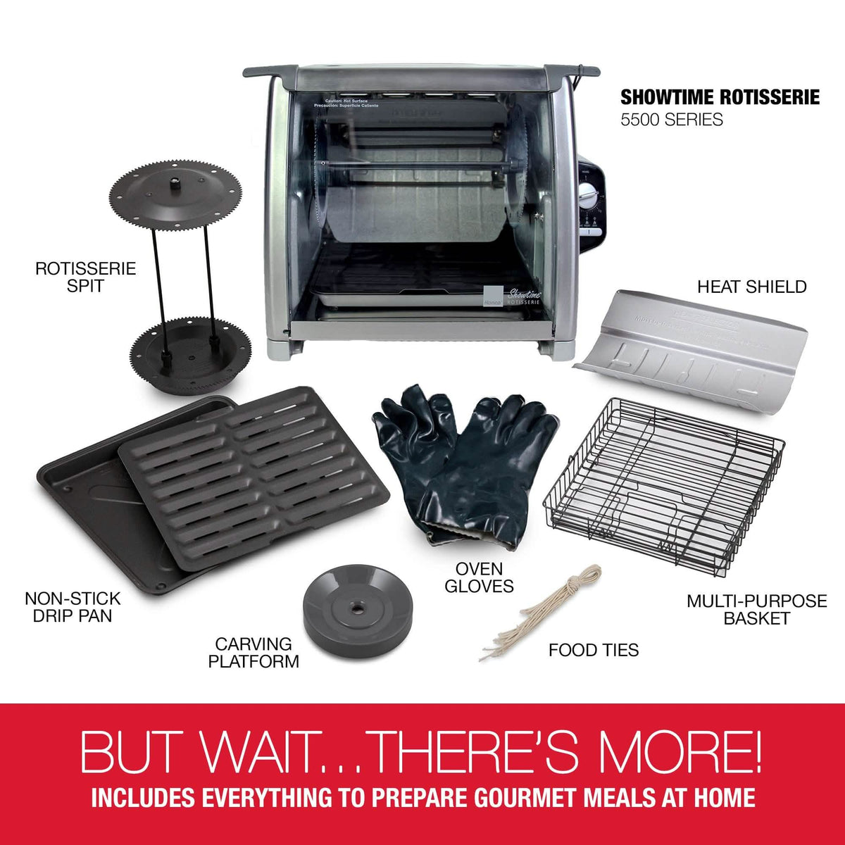 Ronco Modern Rotisserie Oven, Large Capacity (15lbs) Countertop Oven - A-1 Thread Vault