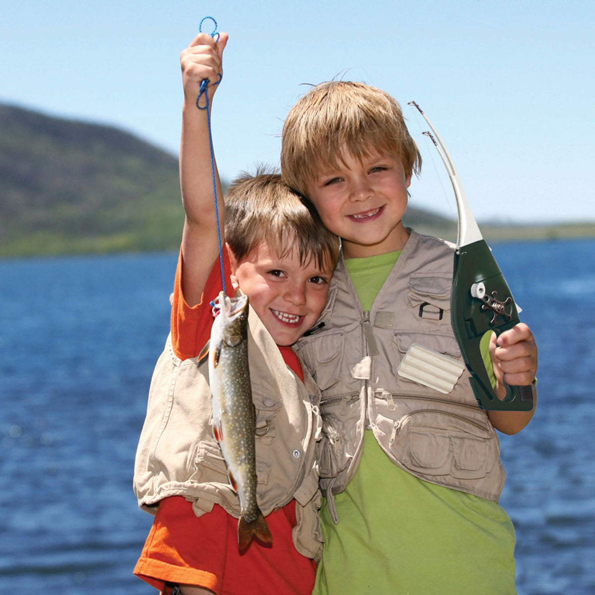 Ronco Pocket Fisherman, Portable Fishing Rod, Foldable Compact Design - A-1 Thread Vault