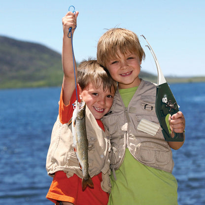 Ronco Pocket Fisherman, Portable Fishing Rod, Foldable Compact Design - A-1 Thread Vault