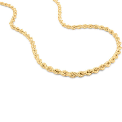 Rope Chain in Yellow Gold - 10mm - A-1 Thread Vault