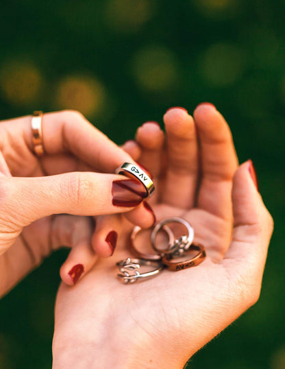 Rose Gold Highs and Lows Ring - A-1 Thread Vault