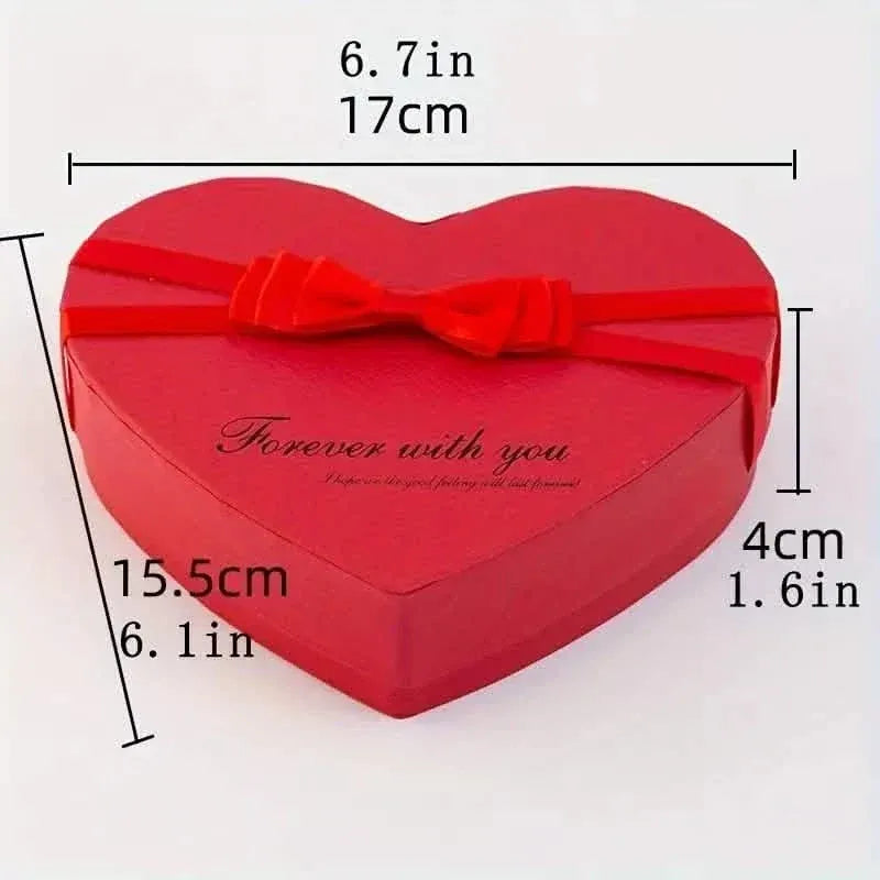 Rose-Shaped Soap Gift Box With Heart-Shaped Artificial Roses - A-1 Thread Vault
