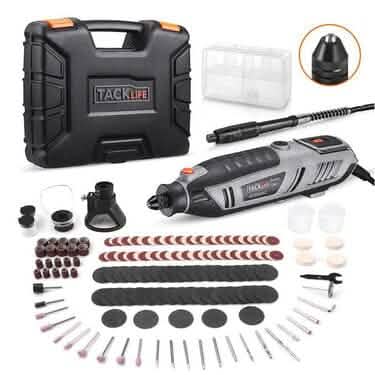 Rotary Tool 1.8 Amp Power with MultiPro Keyless and 170 Accessories - RTD36AC - A-1 Thread Vault