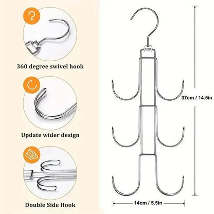 Rotatable Metal Purse Hanger Organizer - A-1 Thread Vault