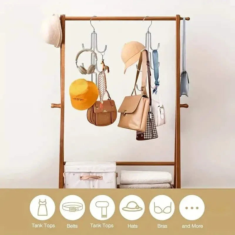 Rotatable Metal Purse Hanger Organizer - A-1 Thread Vault
